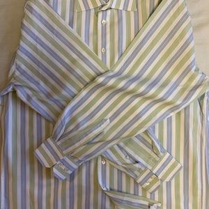 HAUPT Evolution Striped Button Down Dress Shirt